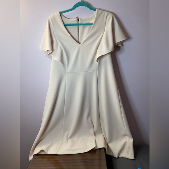 Calvin Klein Dresses & Skirts - Calvin Klein dress beige size 14W